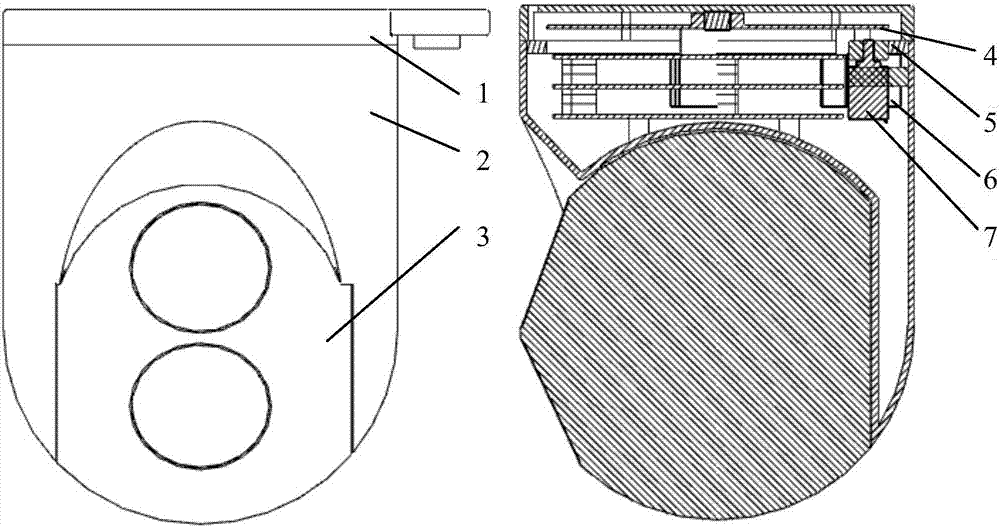 Onboard compact optoelectronic pod