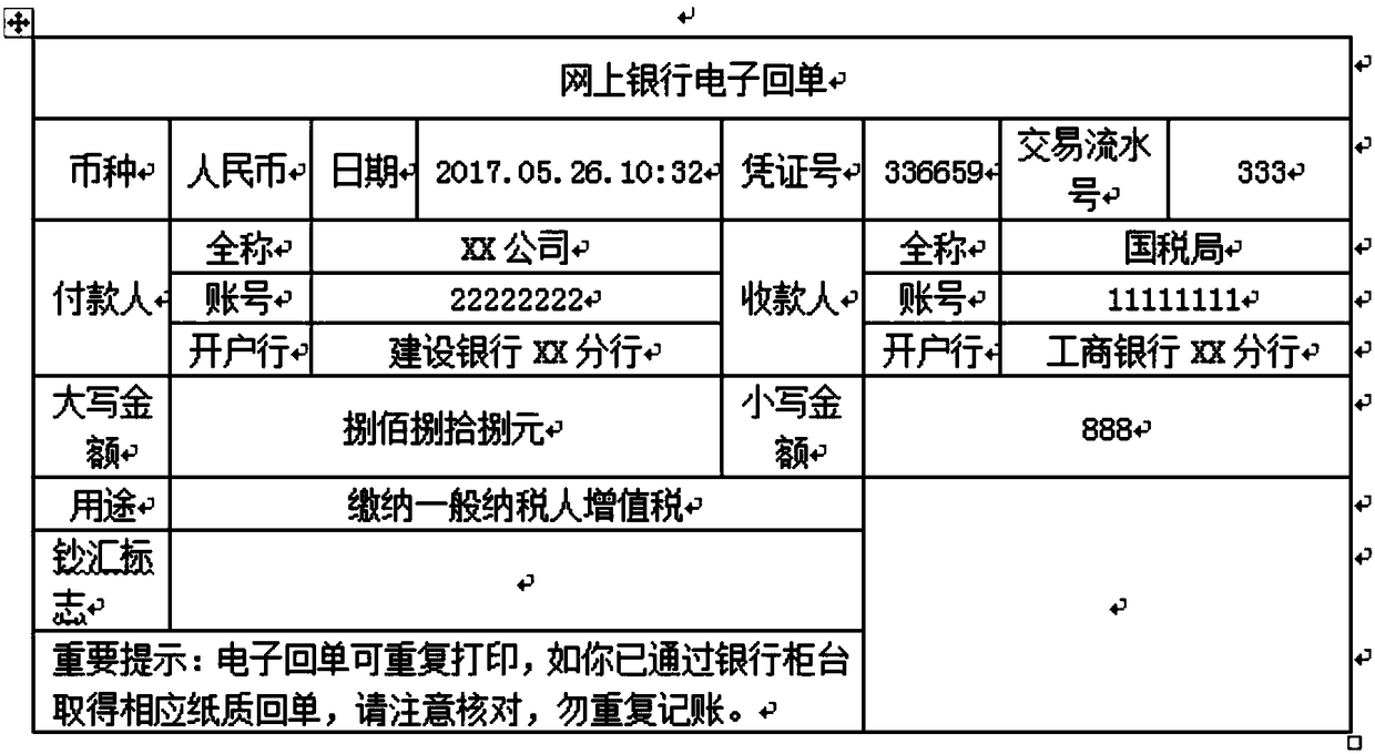 Method for automatic generation of intelligent accounting vouchers