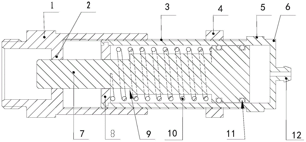 Pneumatic oil limiting device of mixed firing engine