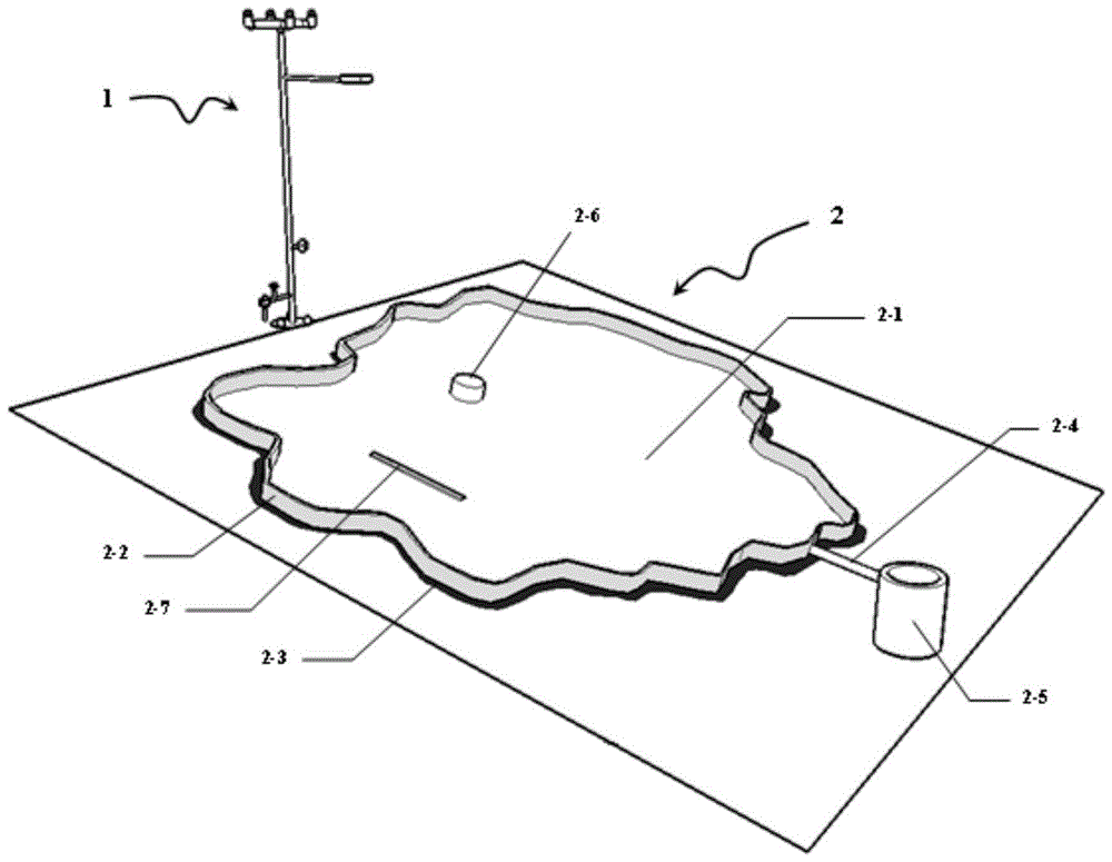 A method for determining the construction location of karst slope water storage works