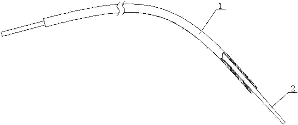 Bending-adjustable puncture system and puncture method of pulmonary artery atresia of the newborn