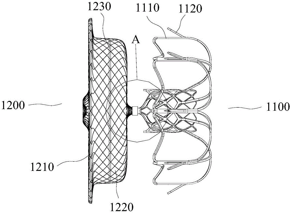 Split left auricle closure device