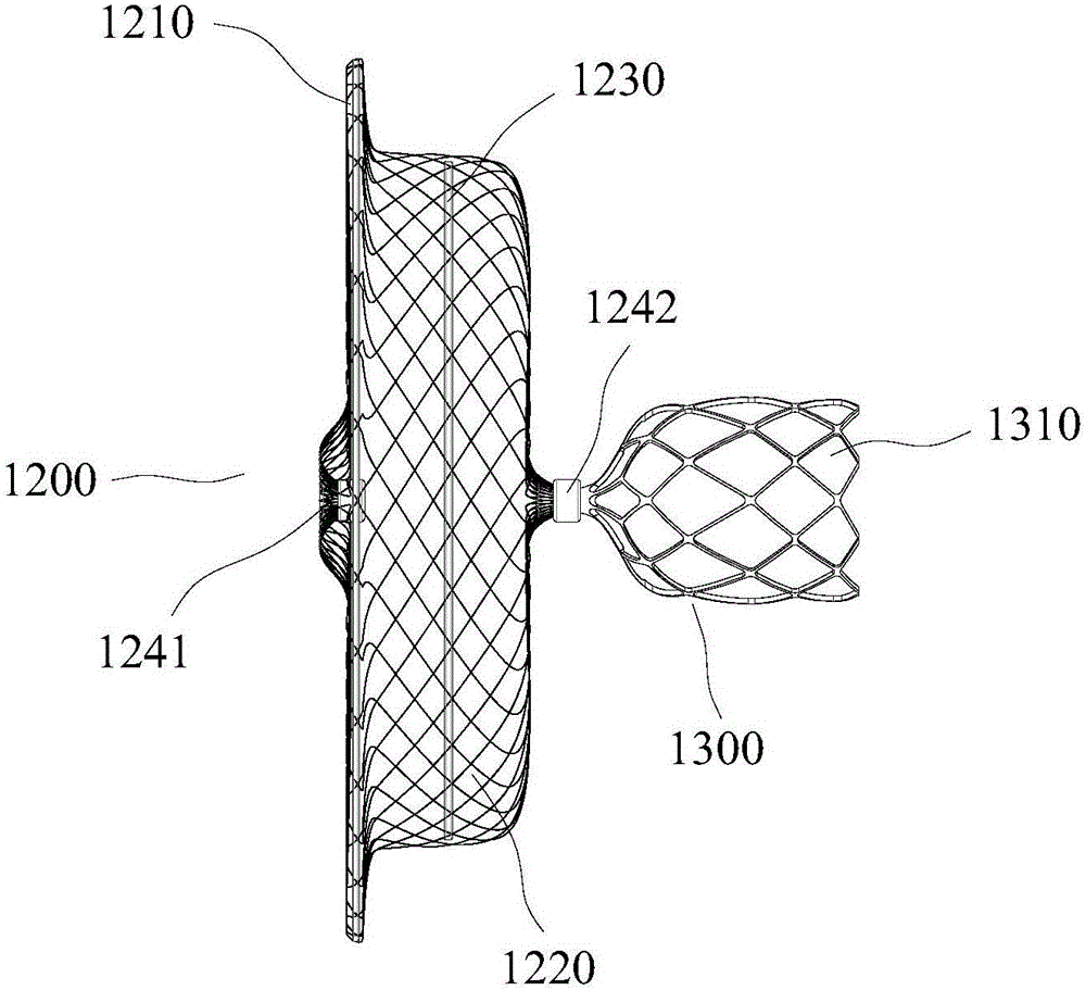 Split left auricle closure device