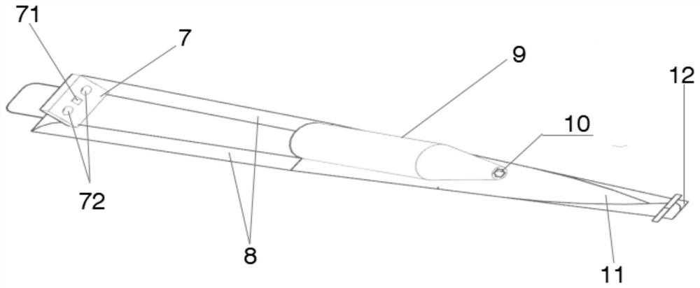 Light pipeline lead-in optical cable and manufacturing method thereof