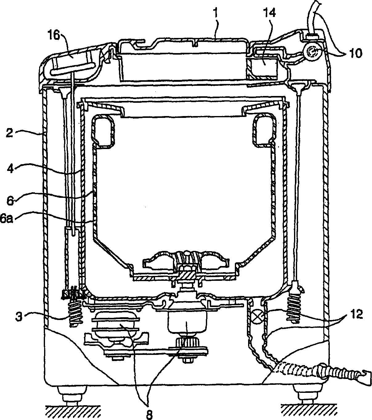 Semi-dry method of washing machine and the ventilating structure, control apparatus for the same