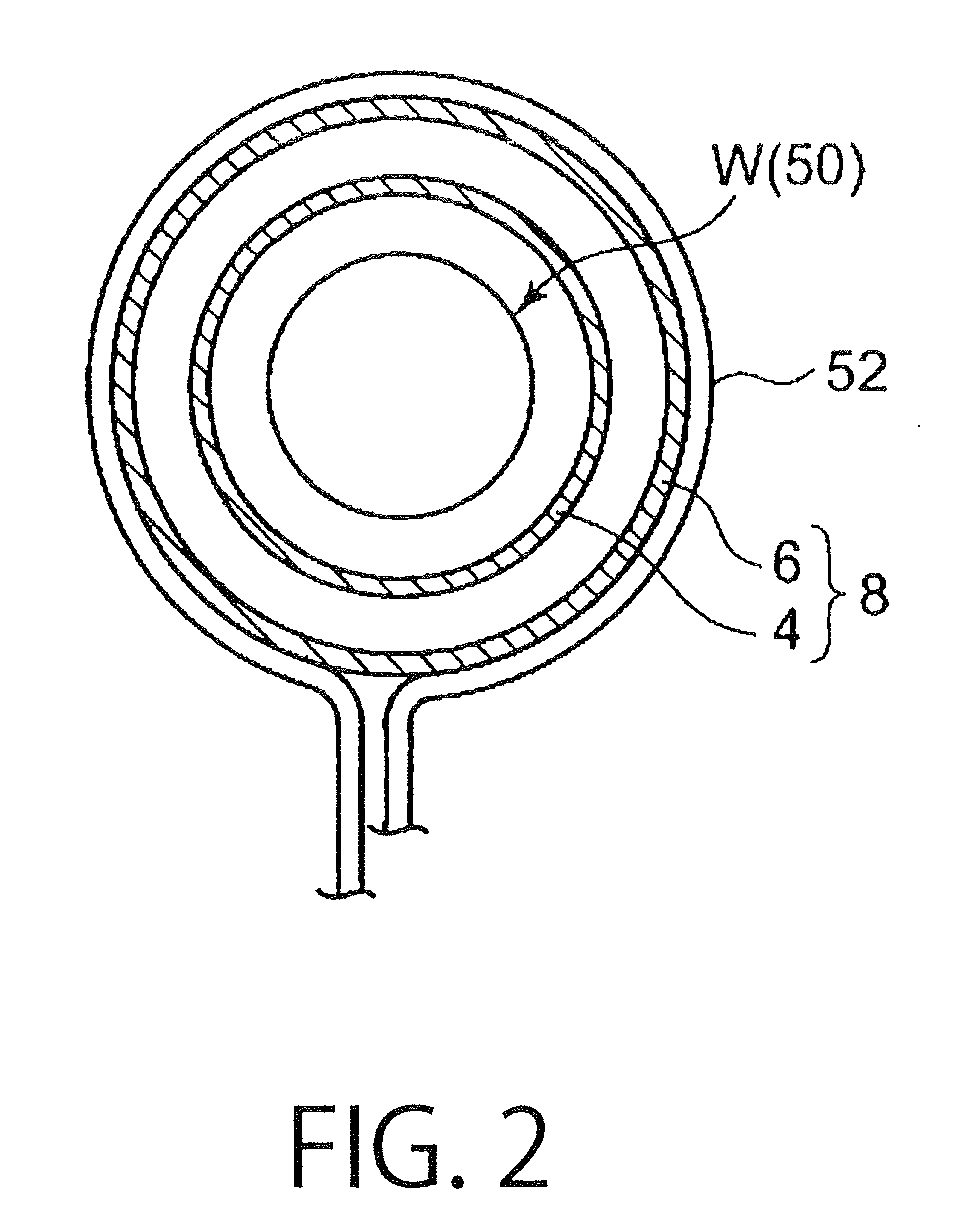 Temperature-measuring substrate and heat treatment apparatus