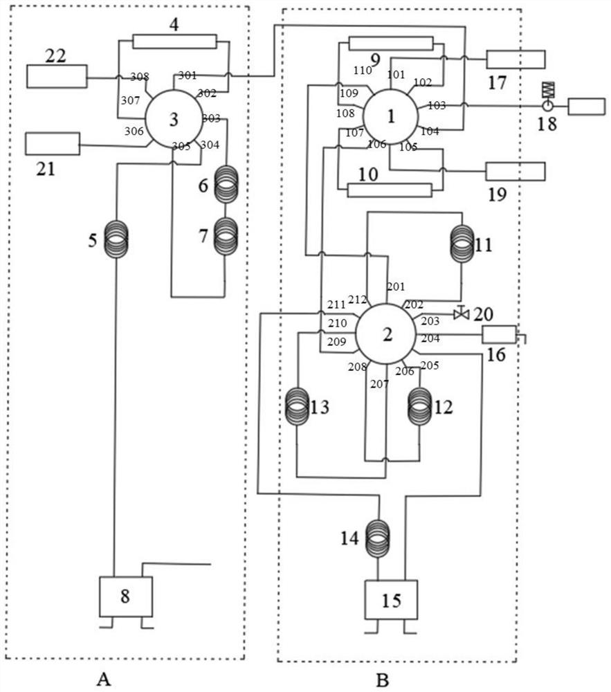 Full-component quantitative detection device and method for natural gas containing high-concentration H2S