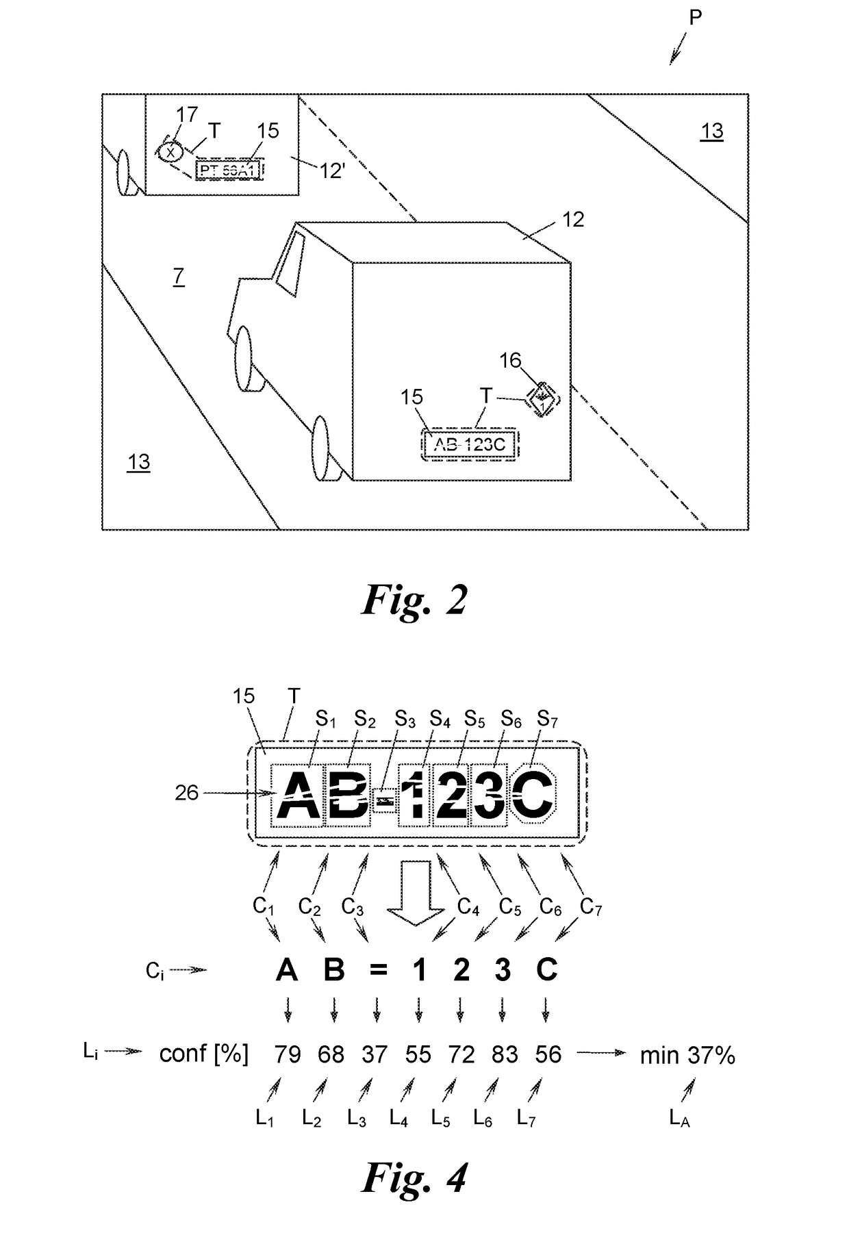 Method for generating a digital record and roadside unit of a road toll system implementing the method