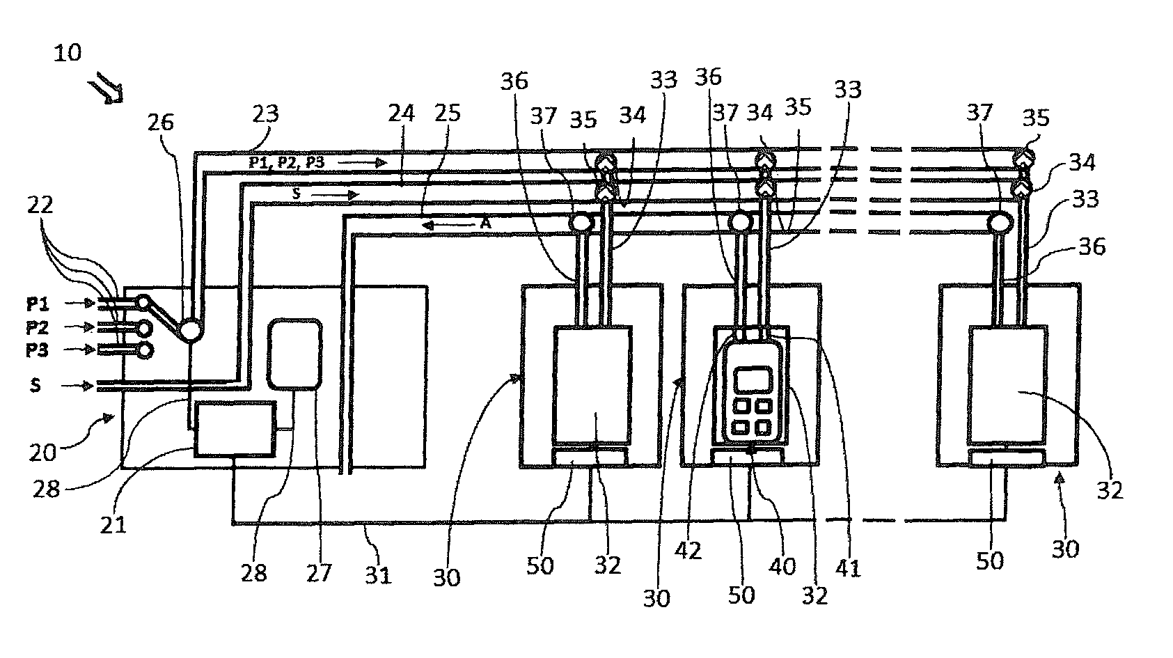 Method for recognizing sensor poisonings and test station for carrying out the method