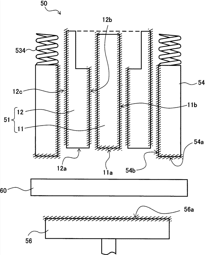 Welding tool used for double-acting type friction stir welding or double-acting type friction stir spot welding, and welding device using same