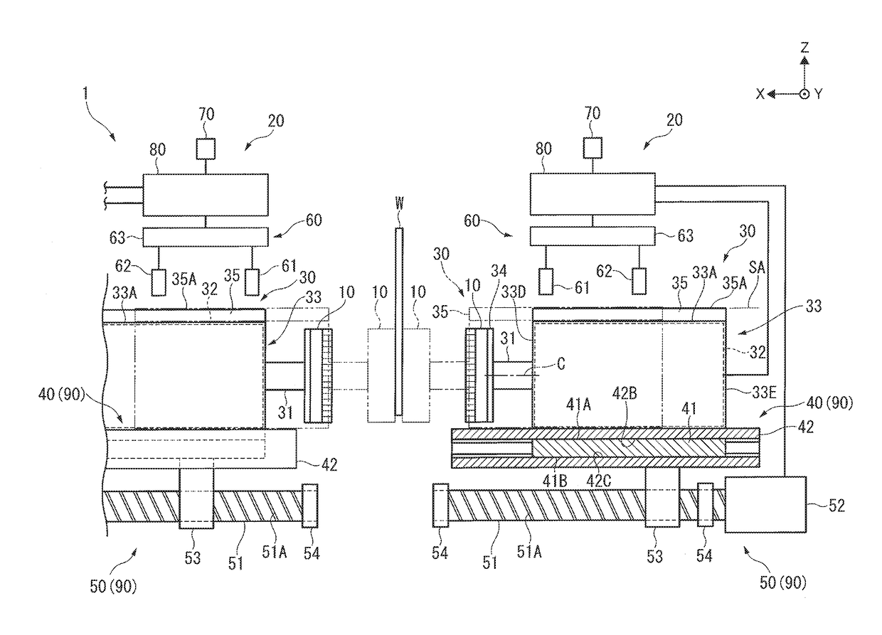 Grinding apparatus and grinding method