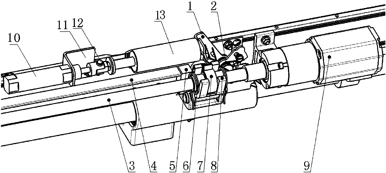 Emergency unlocking device for door system