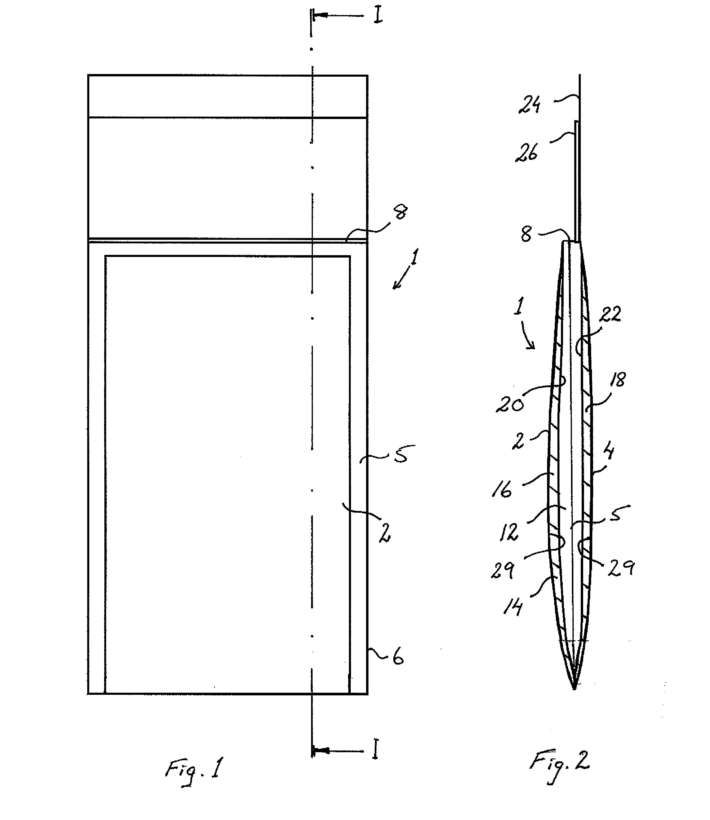 Disposable cigarette butt receiving bag