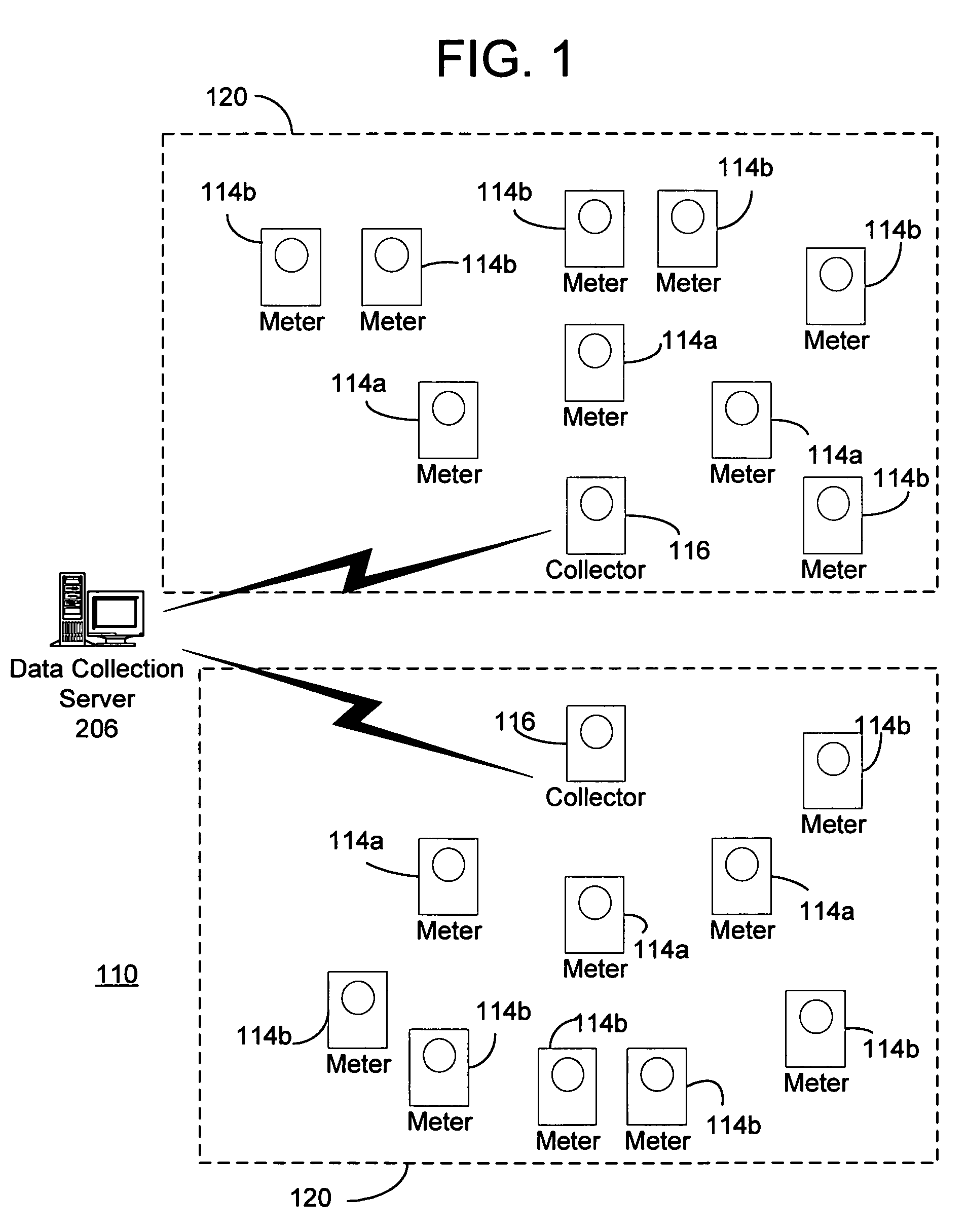 Collecting interval data from a relative time battery powered automated meter reading devices