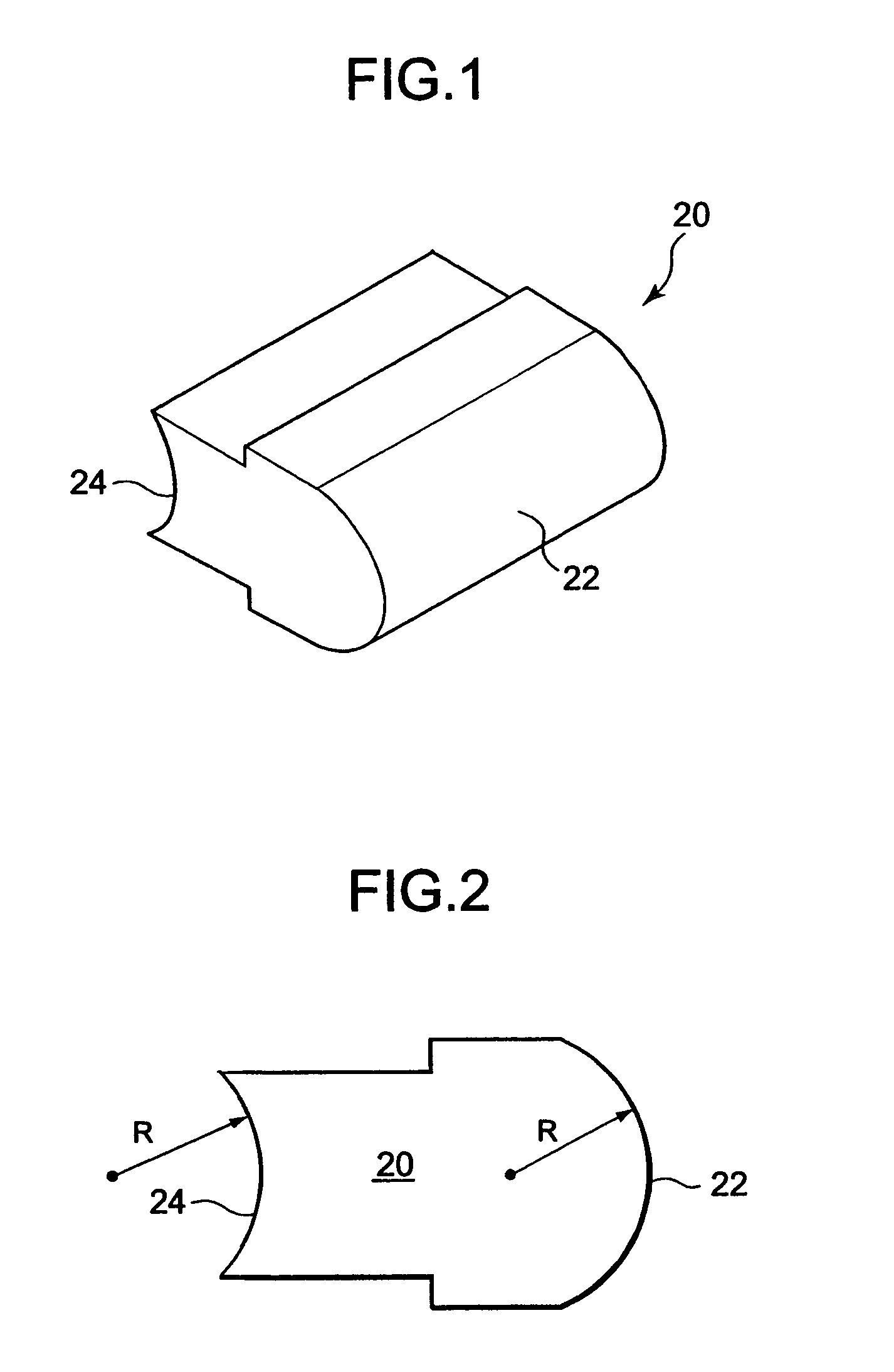 Ferrite core, and flexible assembly of ferrite cores for suppressing electromagnetic interference