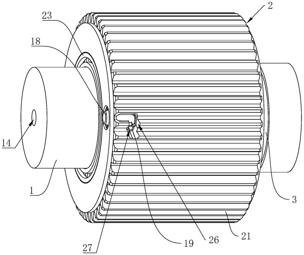 Tension-adjustable slip shaft