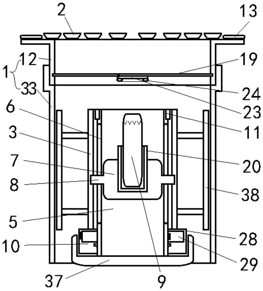 Adjustable moxa fumigation device for endocrine therapy