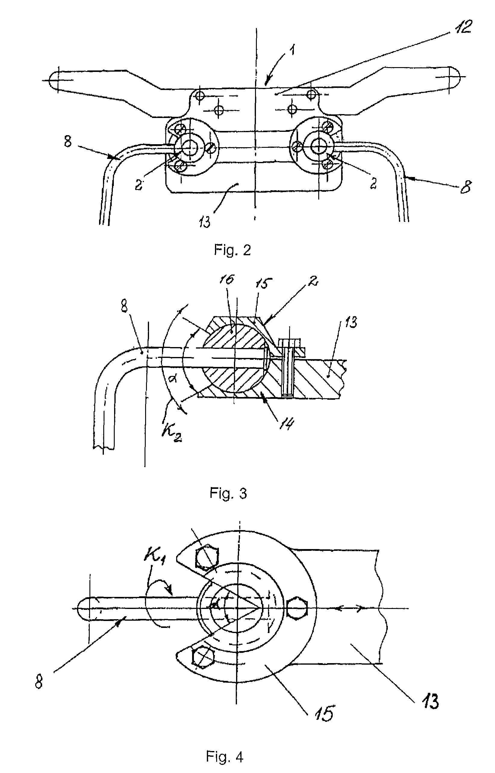 Method for correcting pathological configurations of segments of the lower extremities and device for realizing same