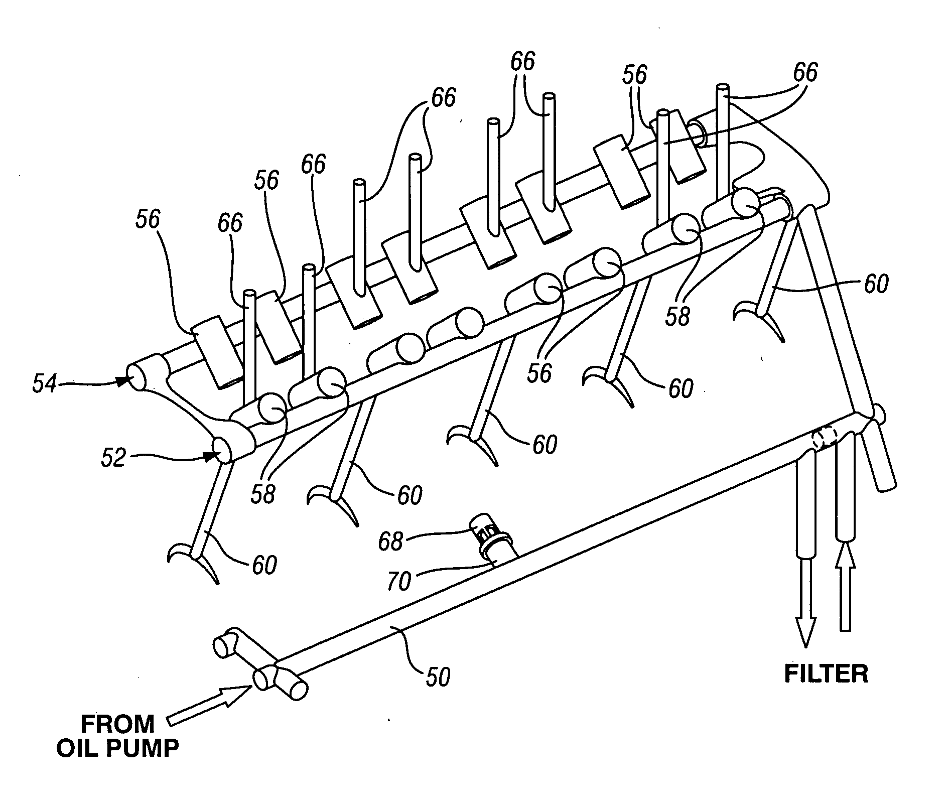 Oil pressure control system and method for engines with hydraulic cylinder deactivation