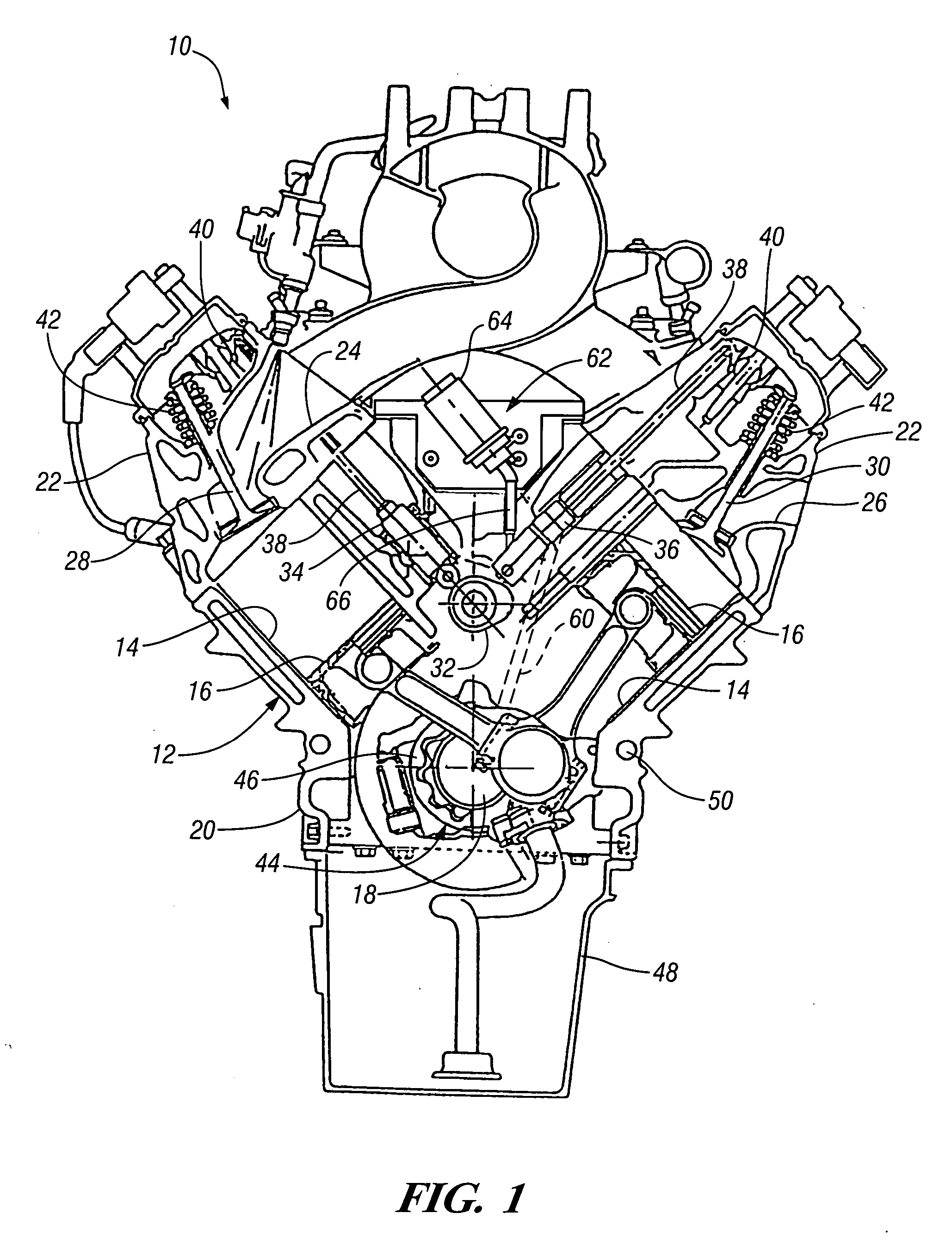 Oil pressure control system and method for engines with hydraulic cylinder deactivation