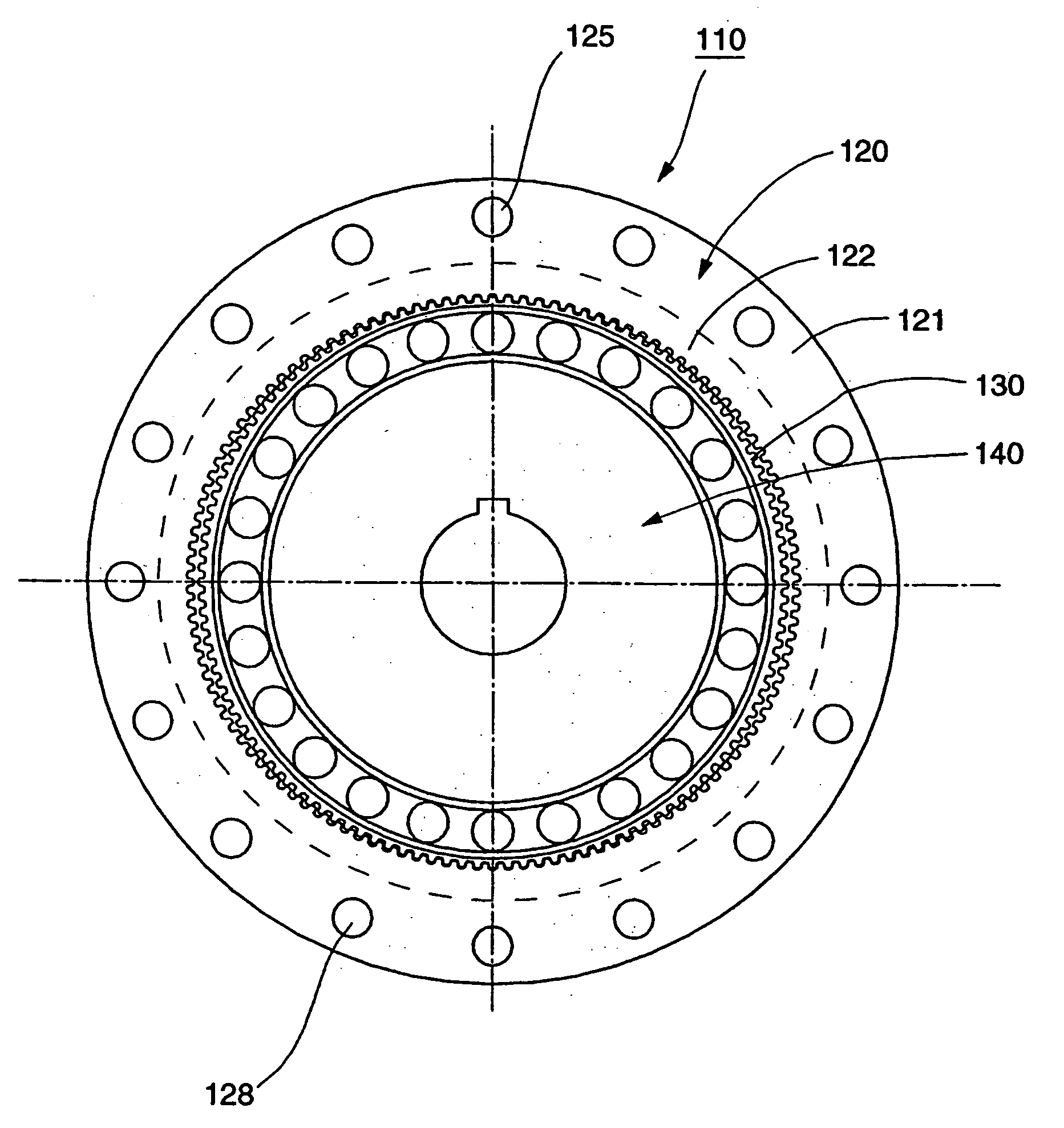 Lightweight bearing and wave gear drive