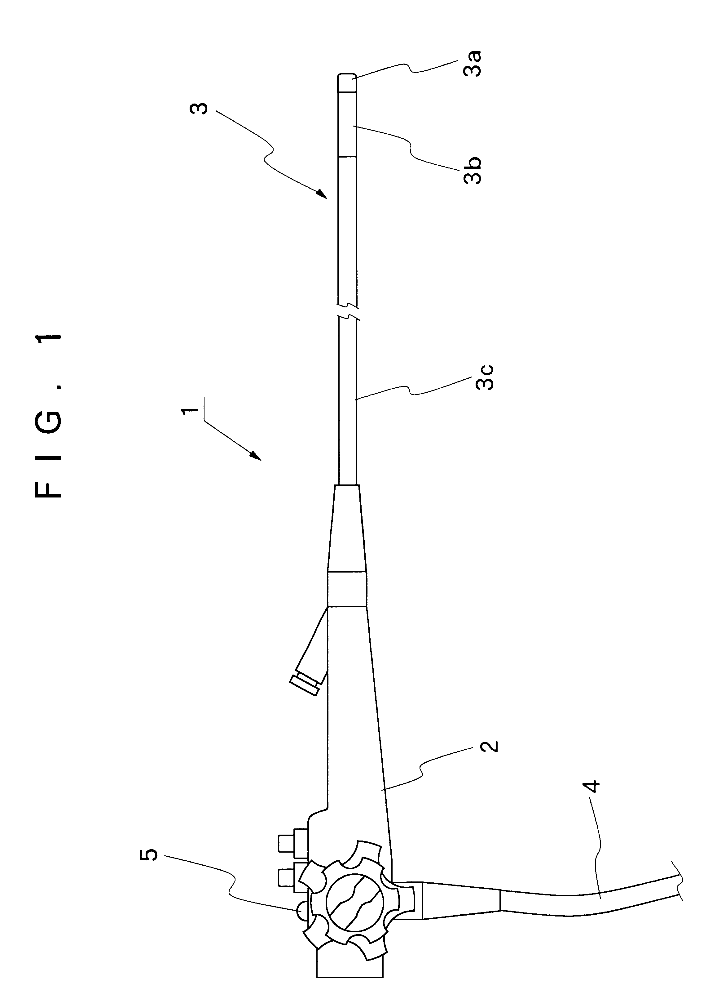 Endoscope with objective lens drive mechanism