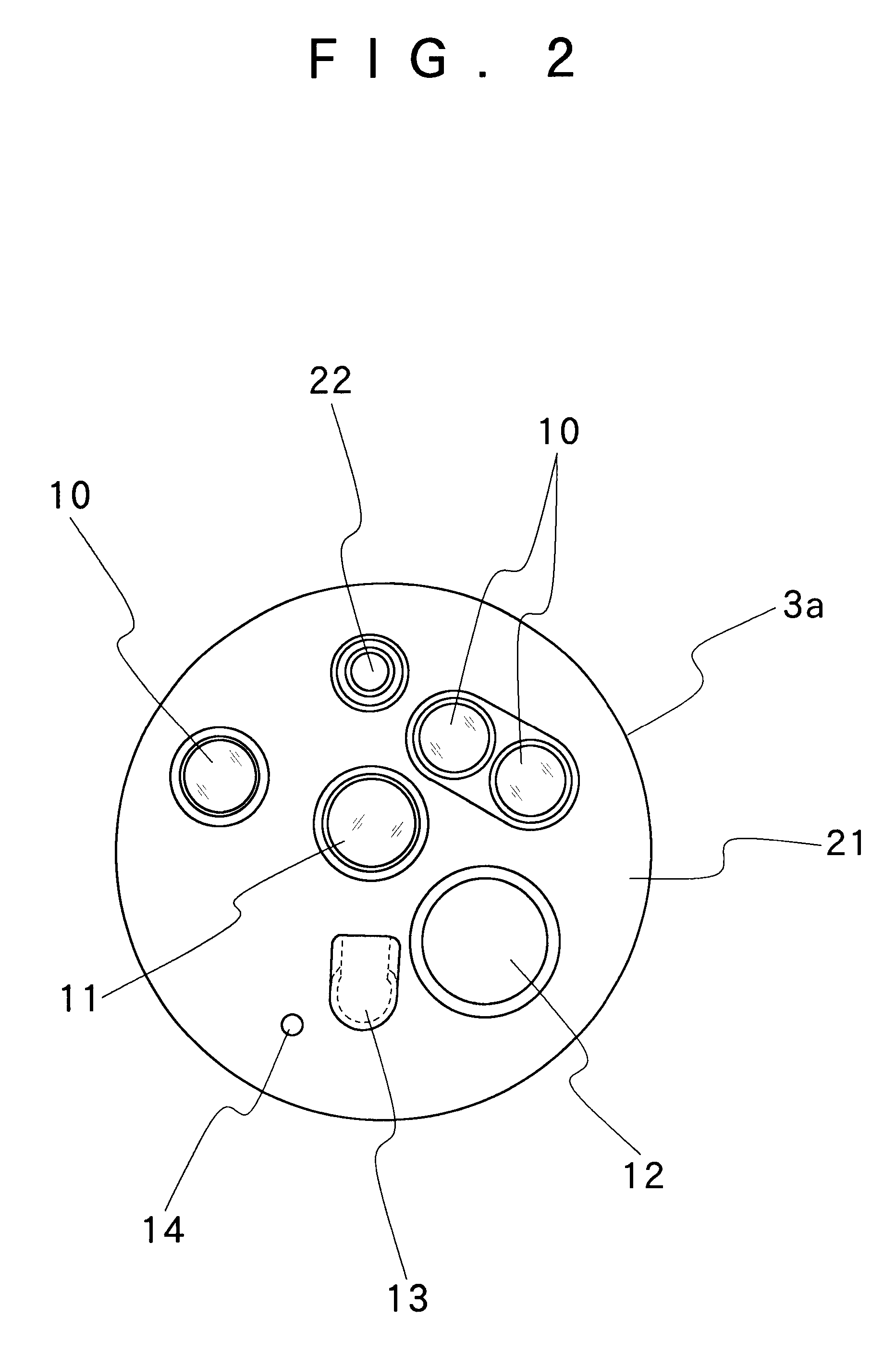 Endoscope with objective lens drive mechanism