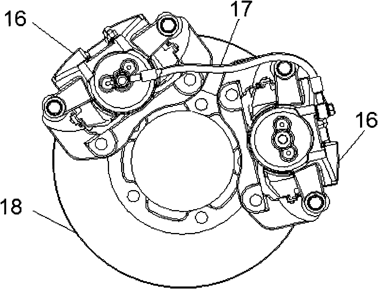 Braking system of light truck