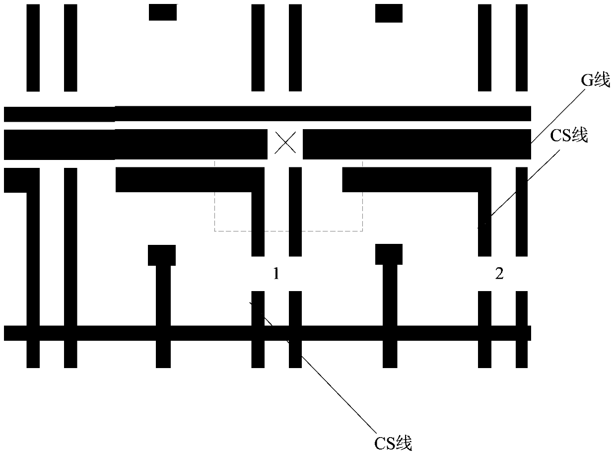 Broken line repairing method and device, electronic equipment and storage medium