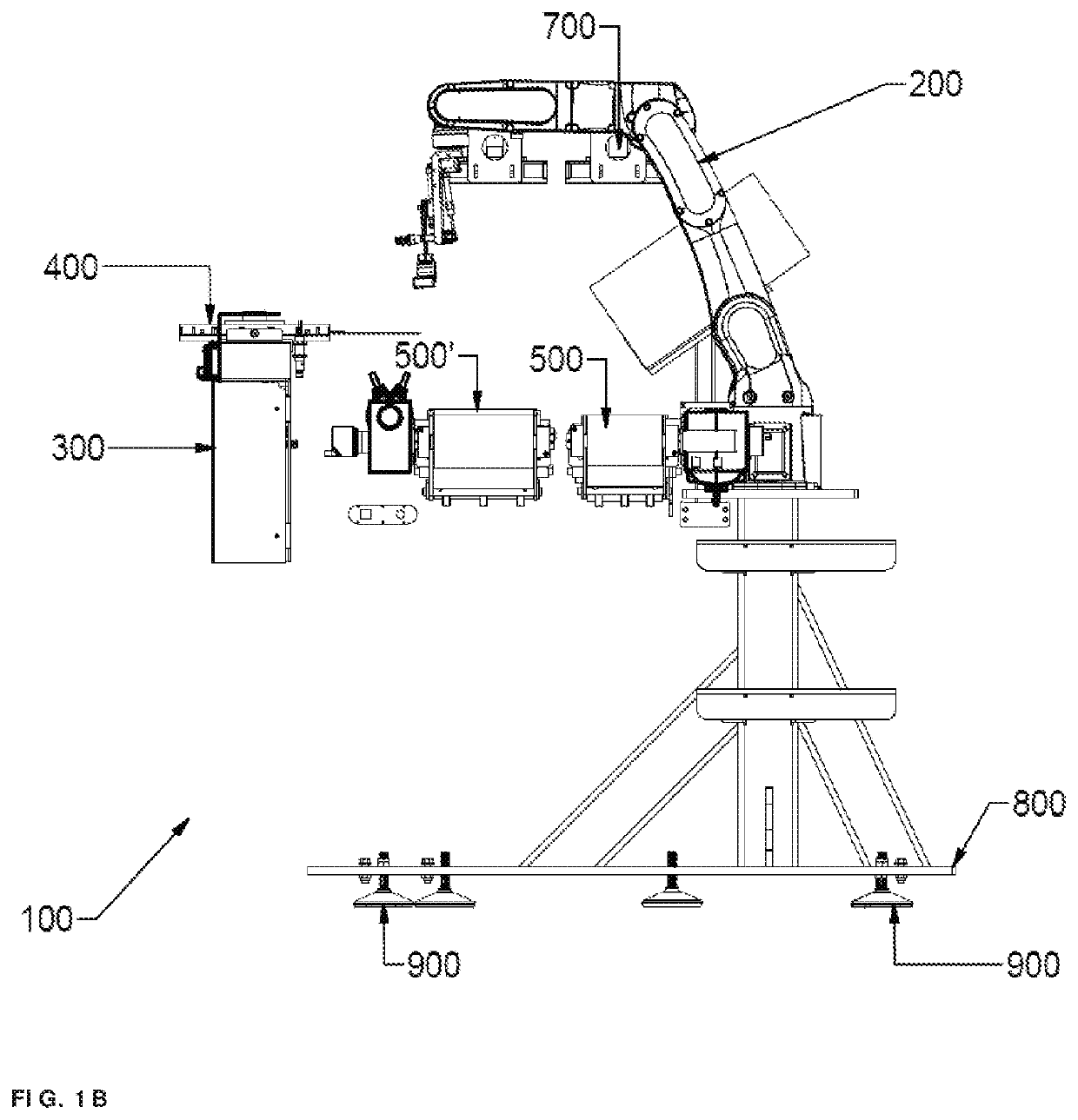 Device with Gripping Arm for Composing Satays