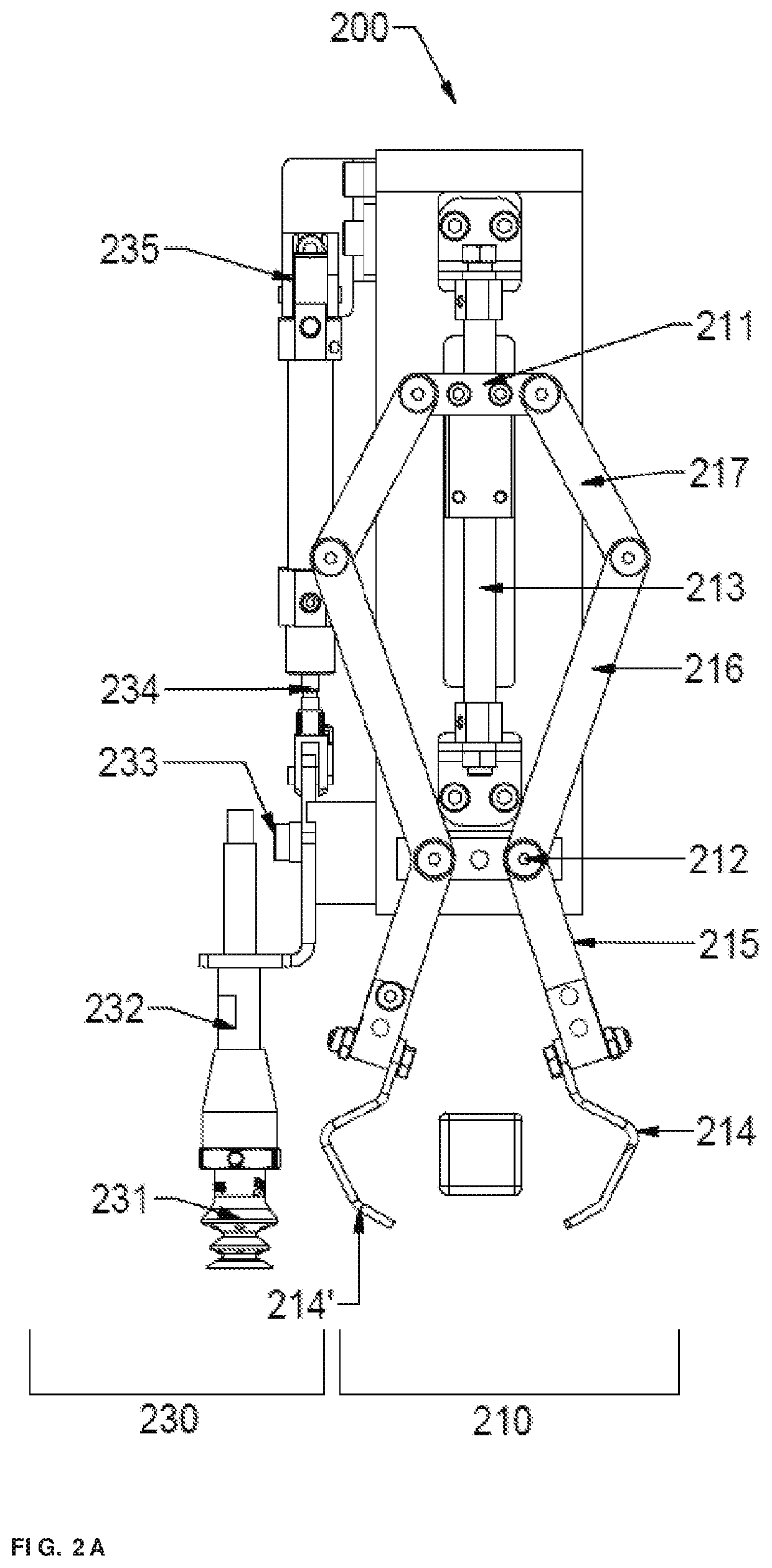 Device with Gripping Arm for Composing Satays