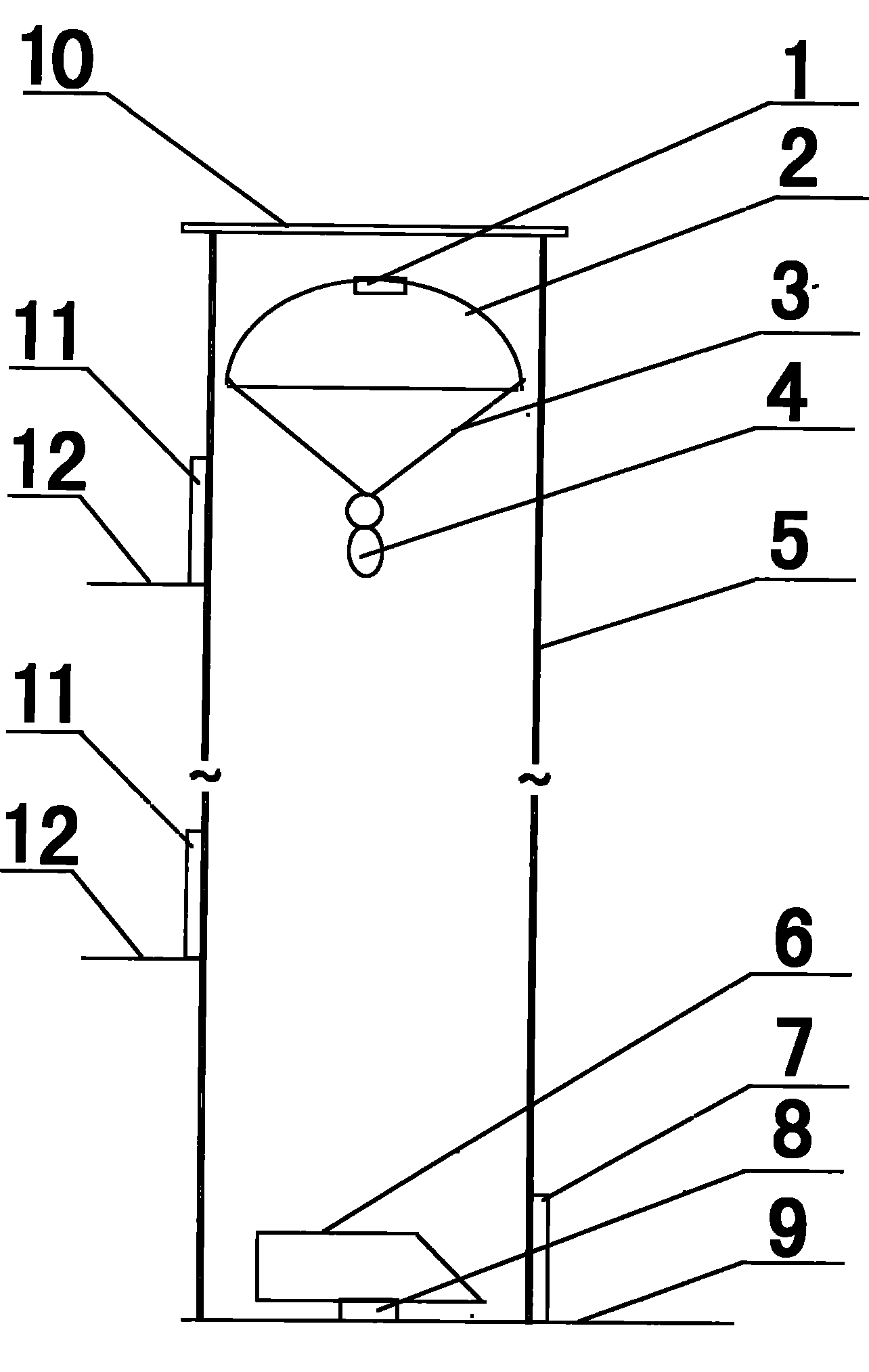 Safety landing device for high building