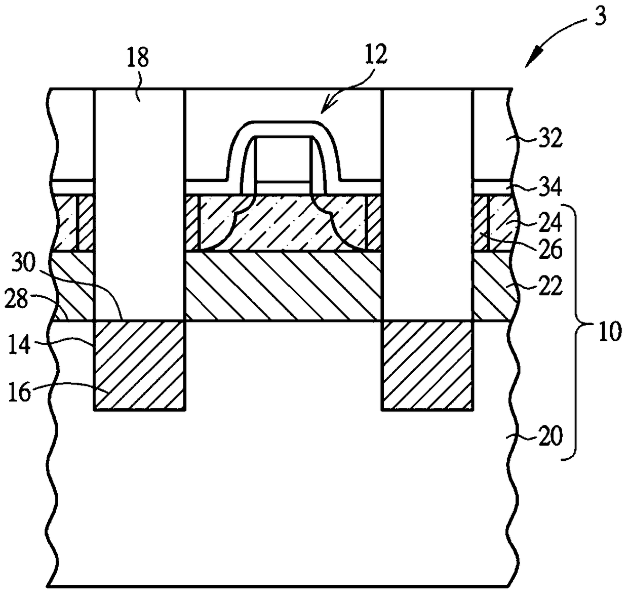 Semiconductor structure for suppressing harmonic effect and method for forming a structure for suppressing harmonic effect