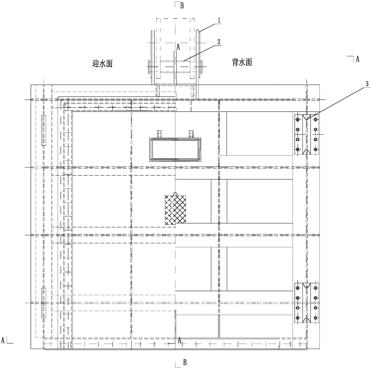 Water filling valves with four-direction-operation arc doors