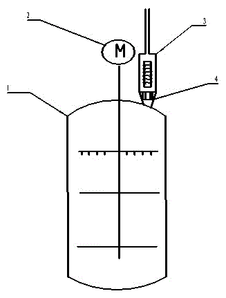 A fermenter using ultrasonic defoaming