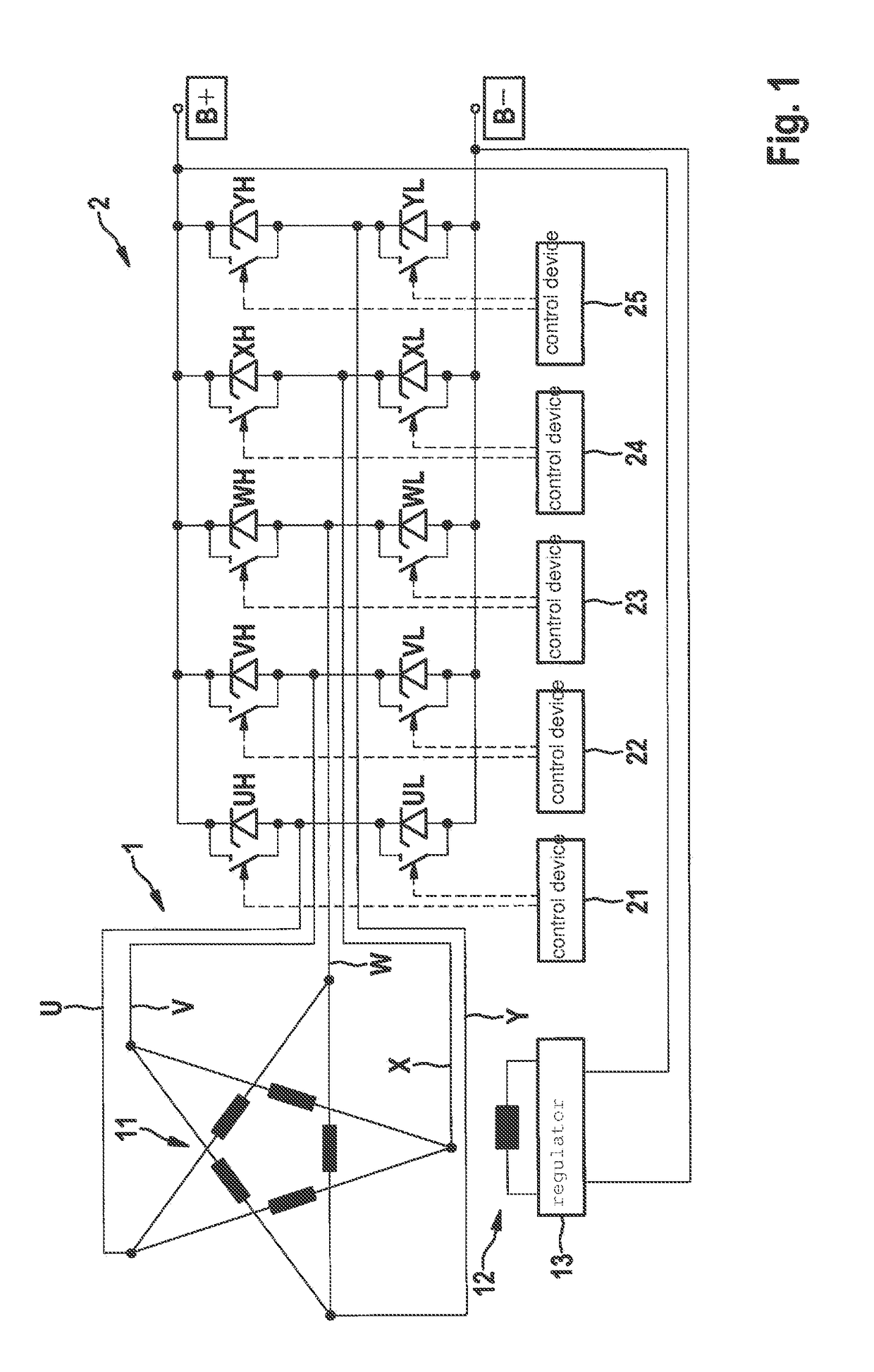 Method for operating an at least generator-operable electric motor and means for the implementation thereof