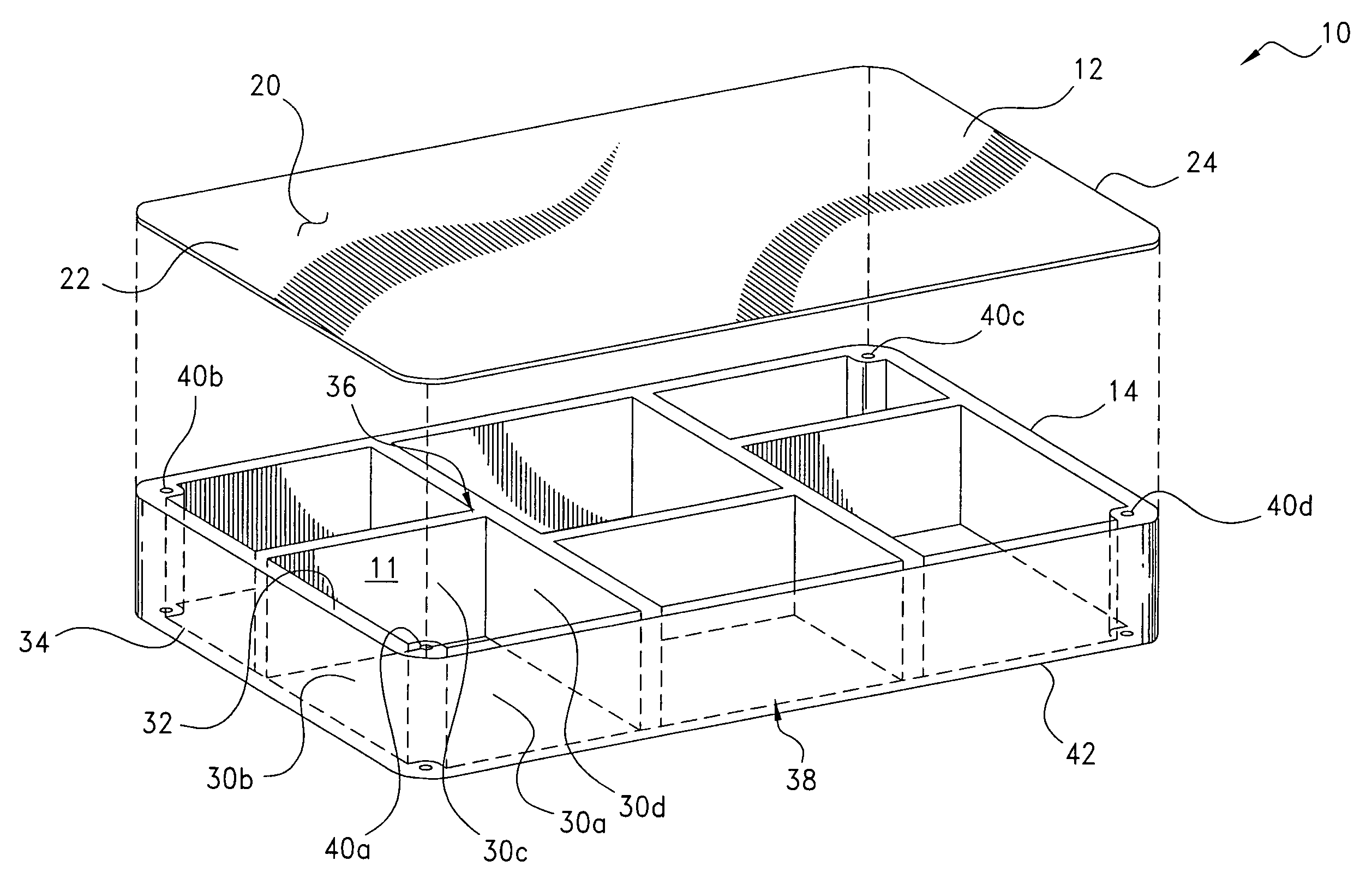 Combination metal and plastic EMI shield