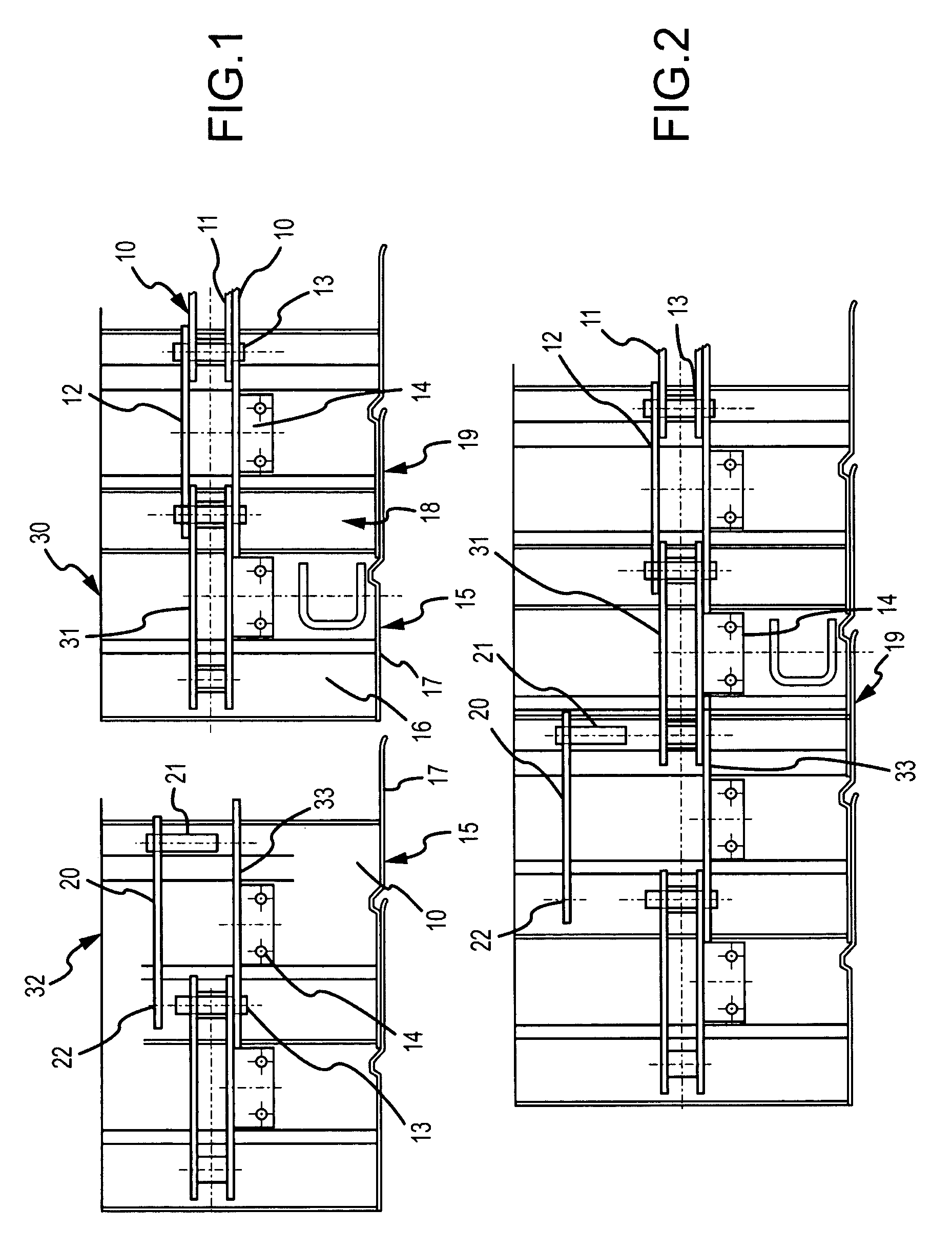 Plate conveyor having rapid assembly device