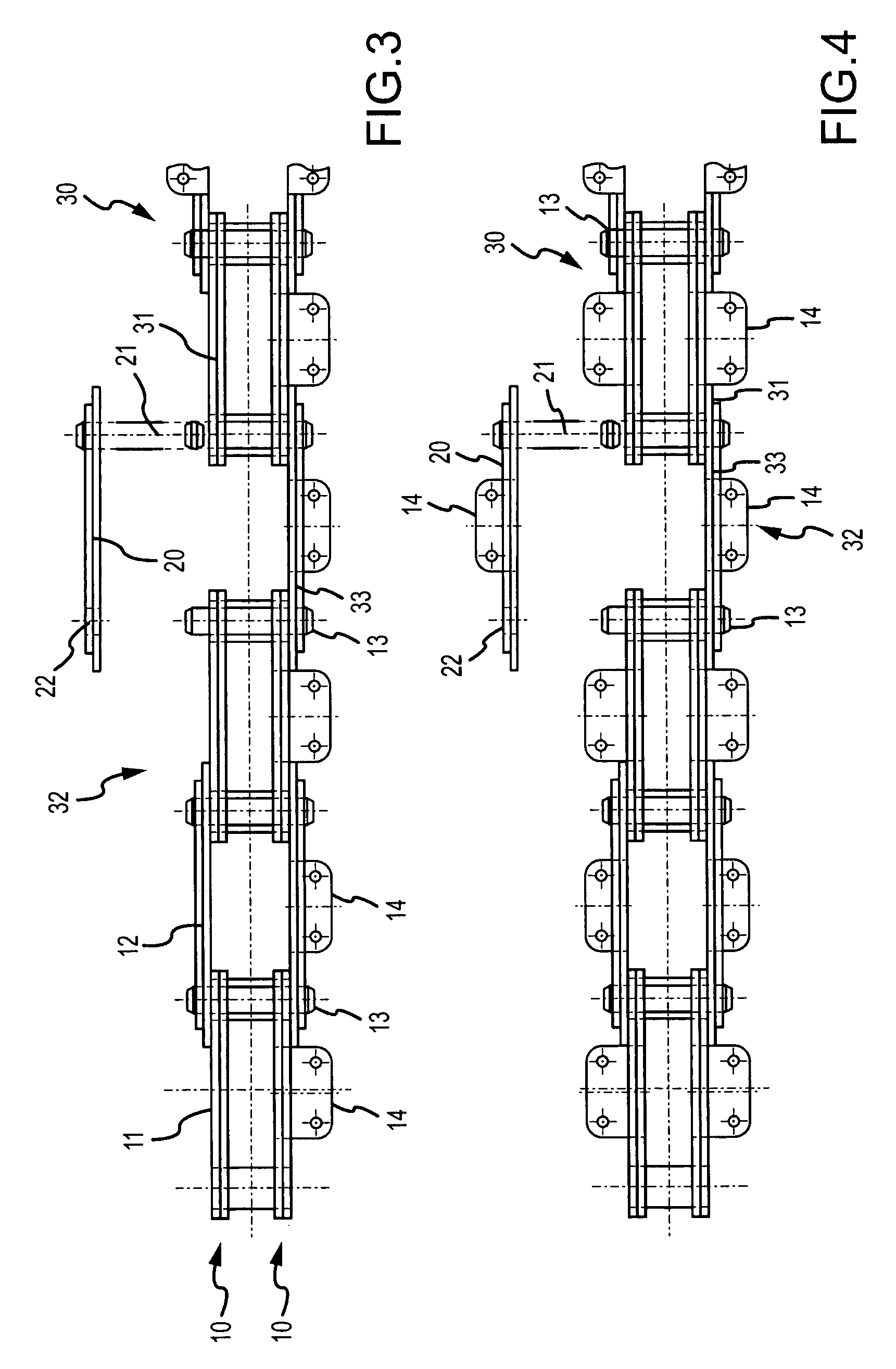 Plate conveyor having rapid assembly device