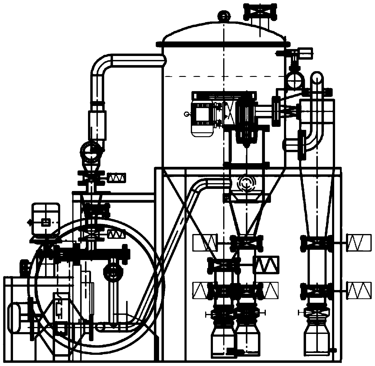 Screening system and screening method for reactive metal powder