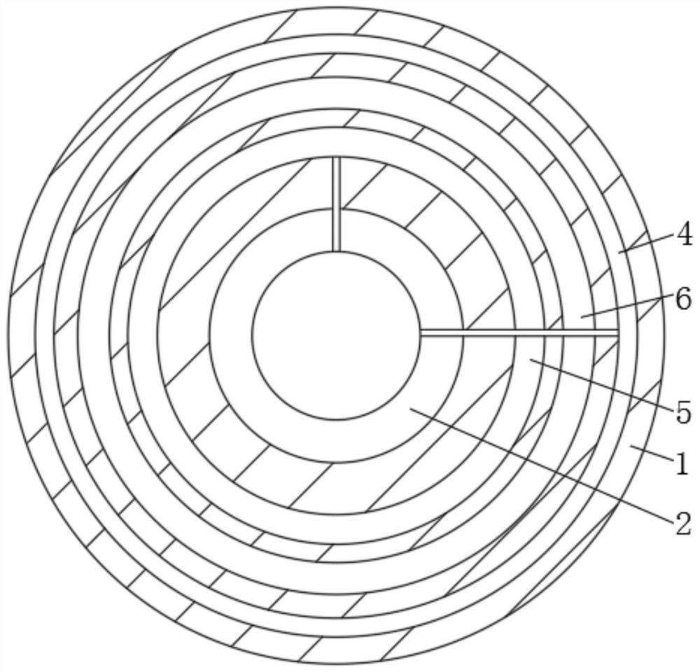 Cooling device for optical fiber drawing