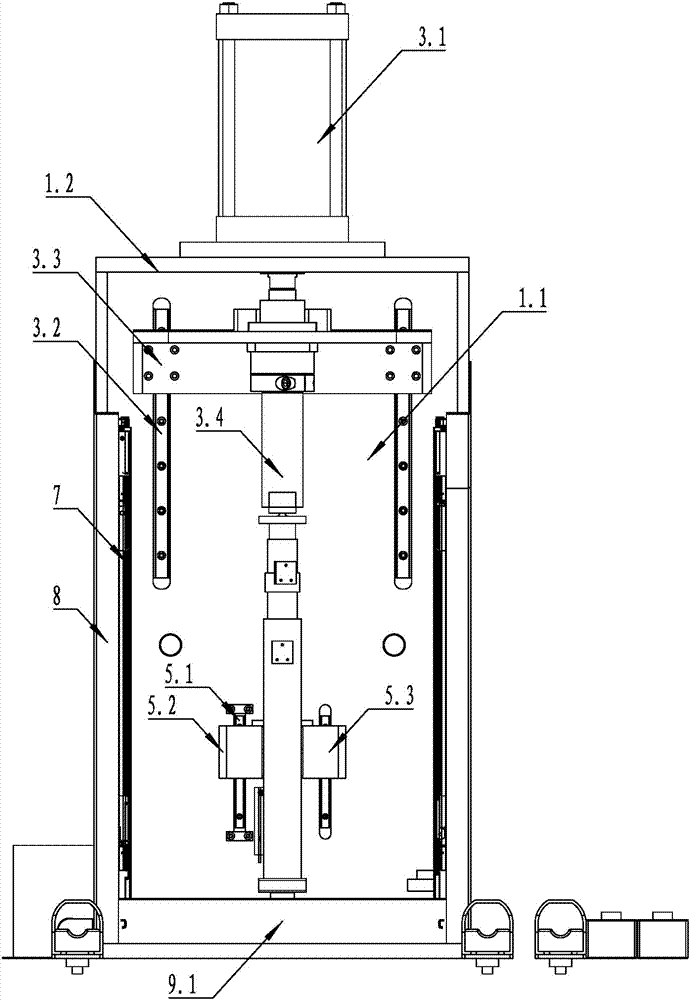 Activated carbon bar compression molding equipment