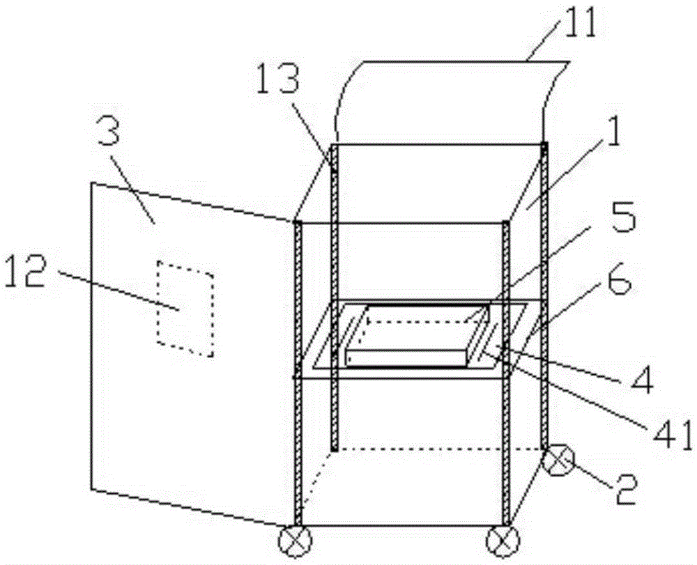 Circulation vehicle for hardware production