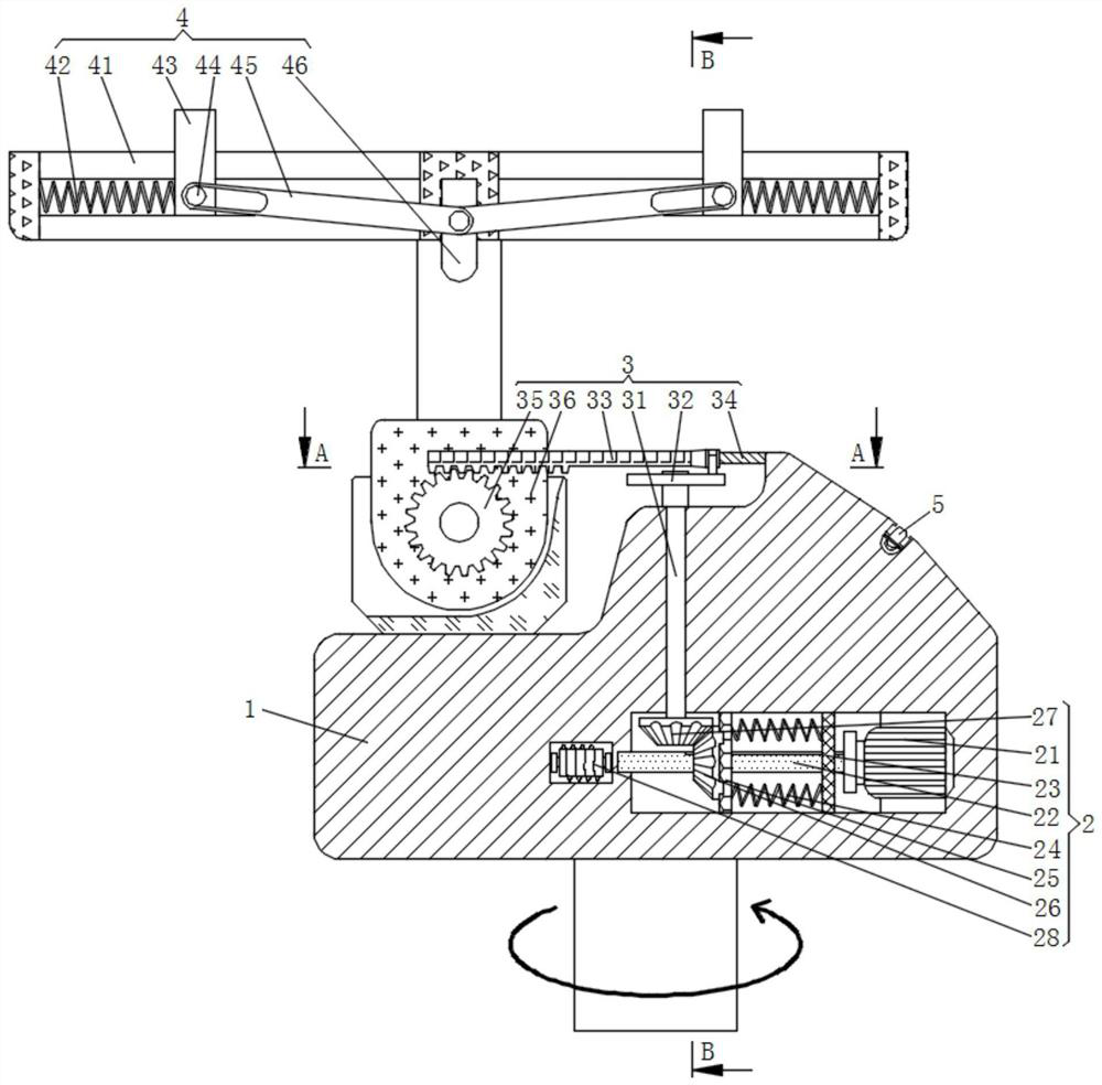 Exhibit clamping equipment capable of increasing viewing angle through right-angle rotation