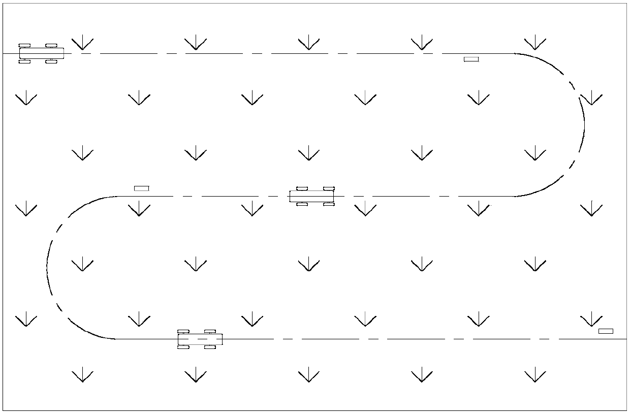 Automatic guided sprinkler irrigation machine and sprinkler irrigation method for greenhouse