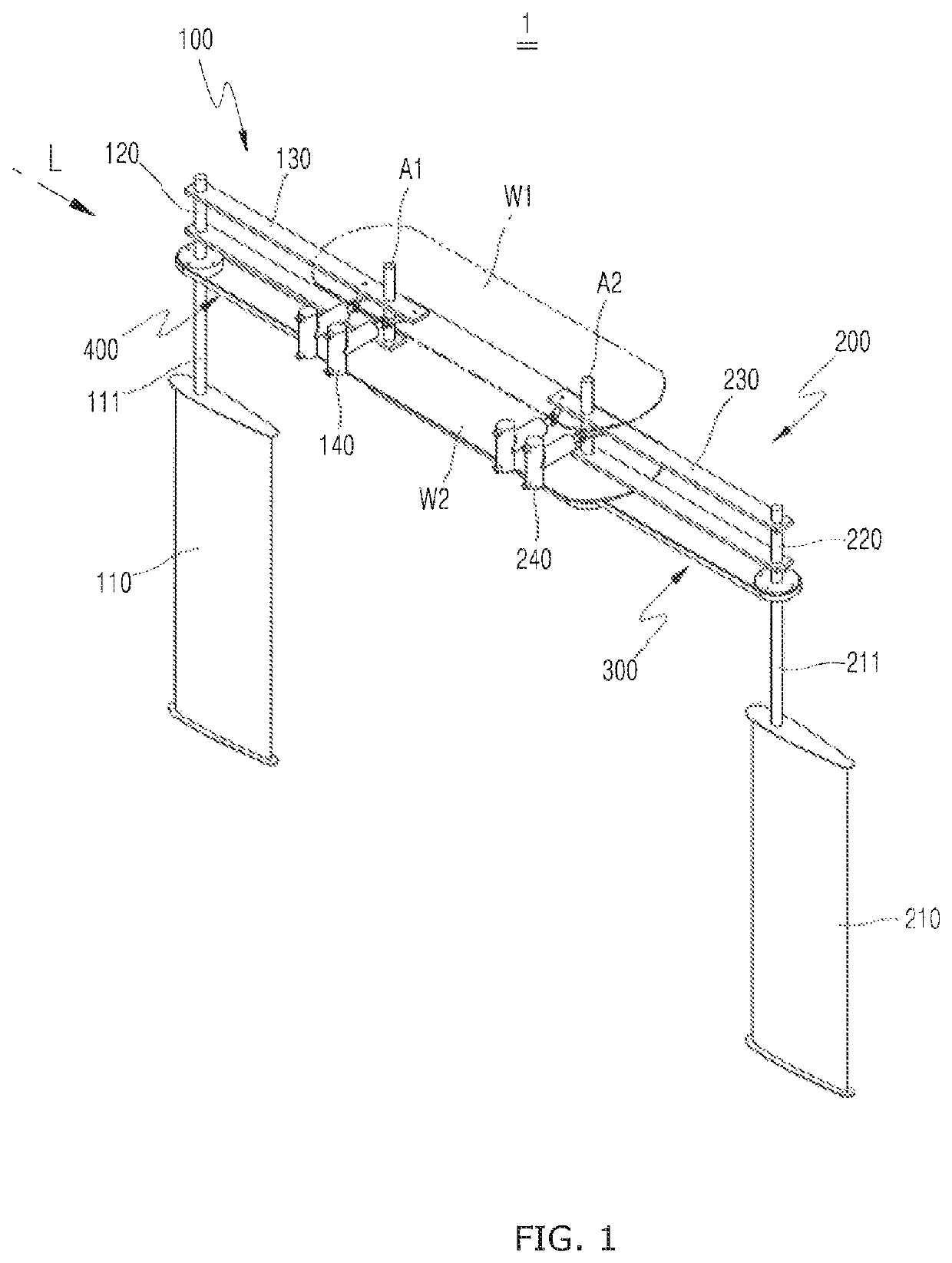 Multiple oscillating water pumping device