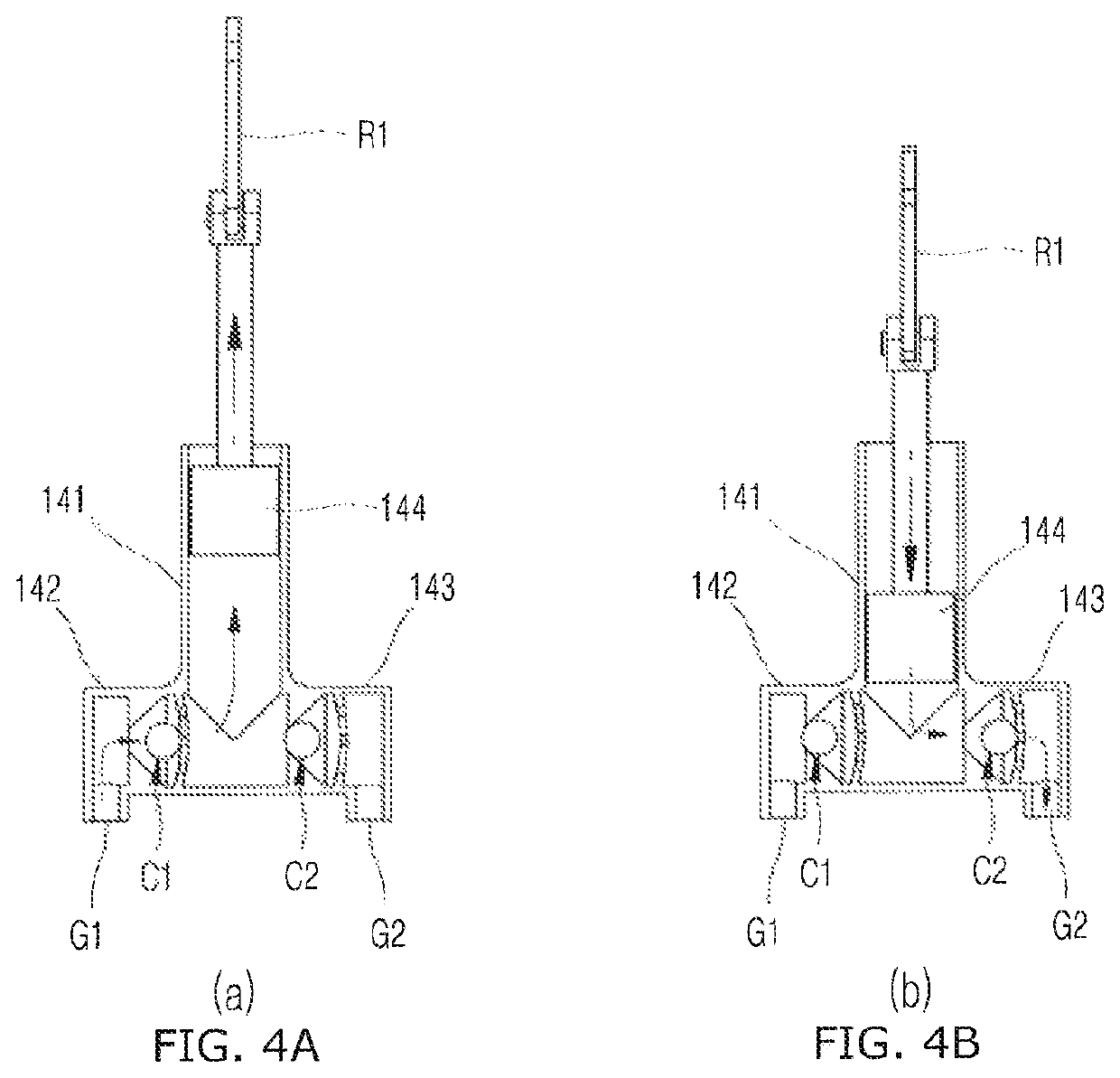 Multiple oscillating water pumping device