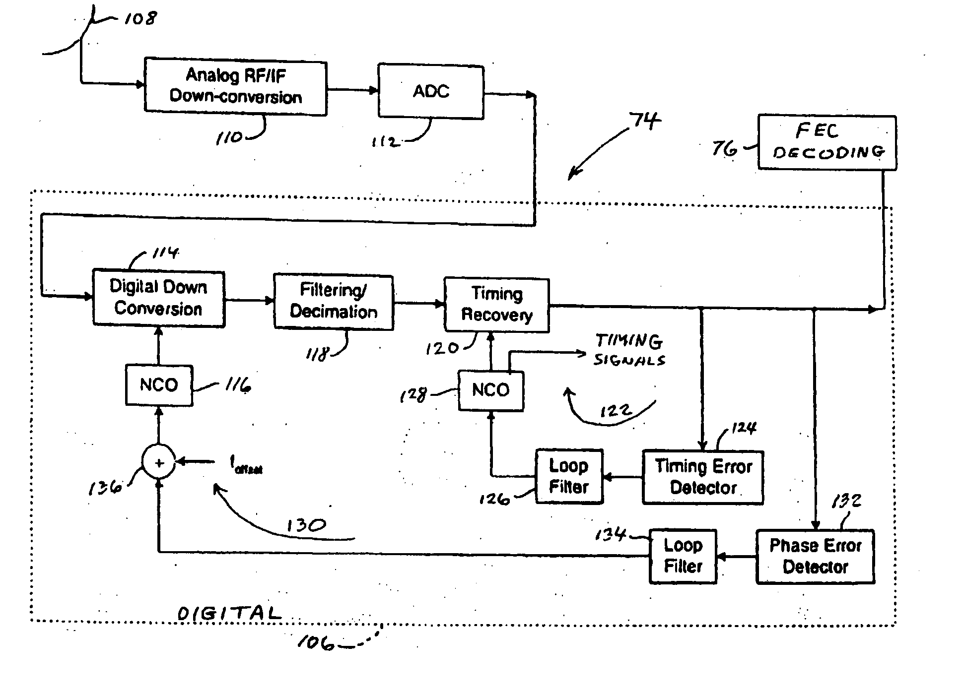 Parallel filter realization for wideband programmable digital radios