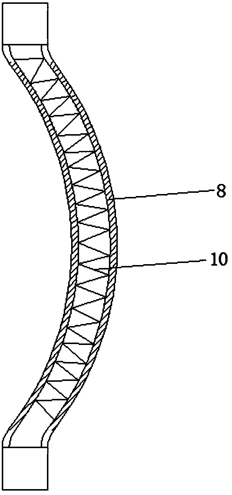 Automobile front anti-collision beam