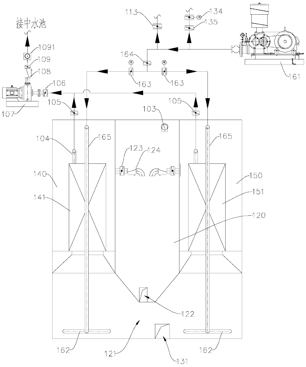 Film bioreactor and sewage treatment process